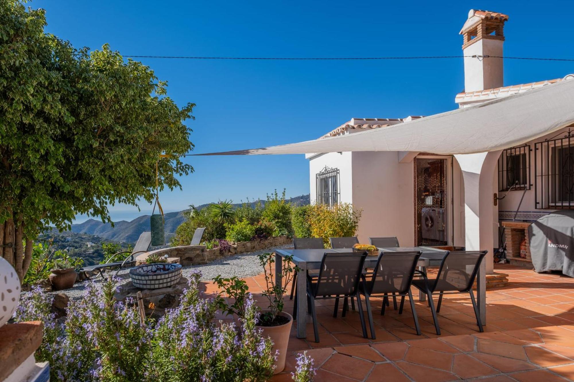 Casa La Siesta Villa With Magical View Own Pool Málaga Eksteriør bilde