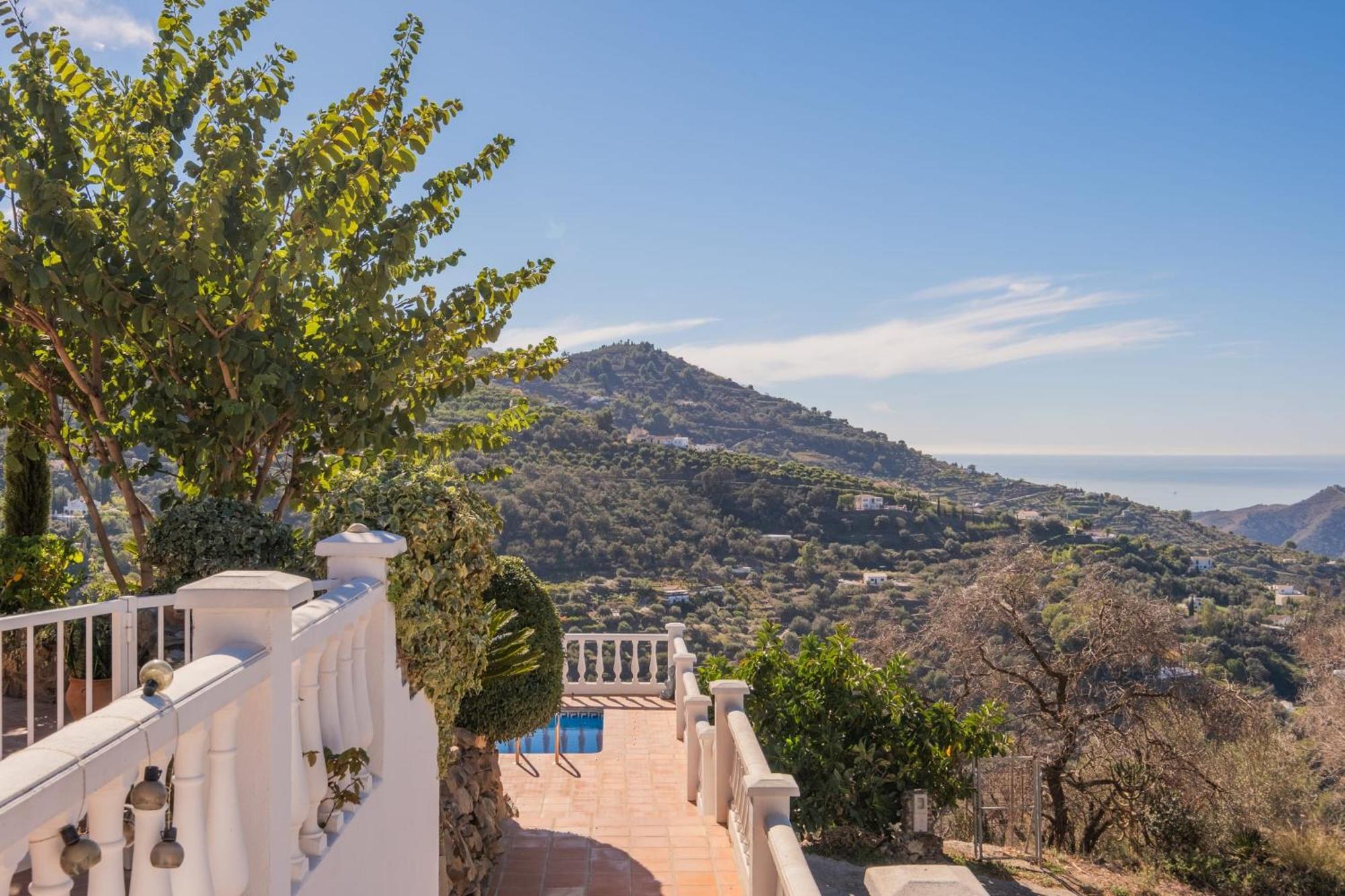 Casa La Siesta Villa With Magical View Own Pool Málaga Eksteriør bilde