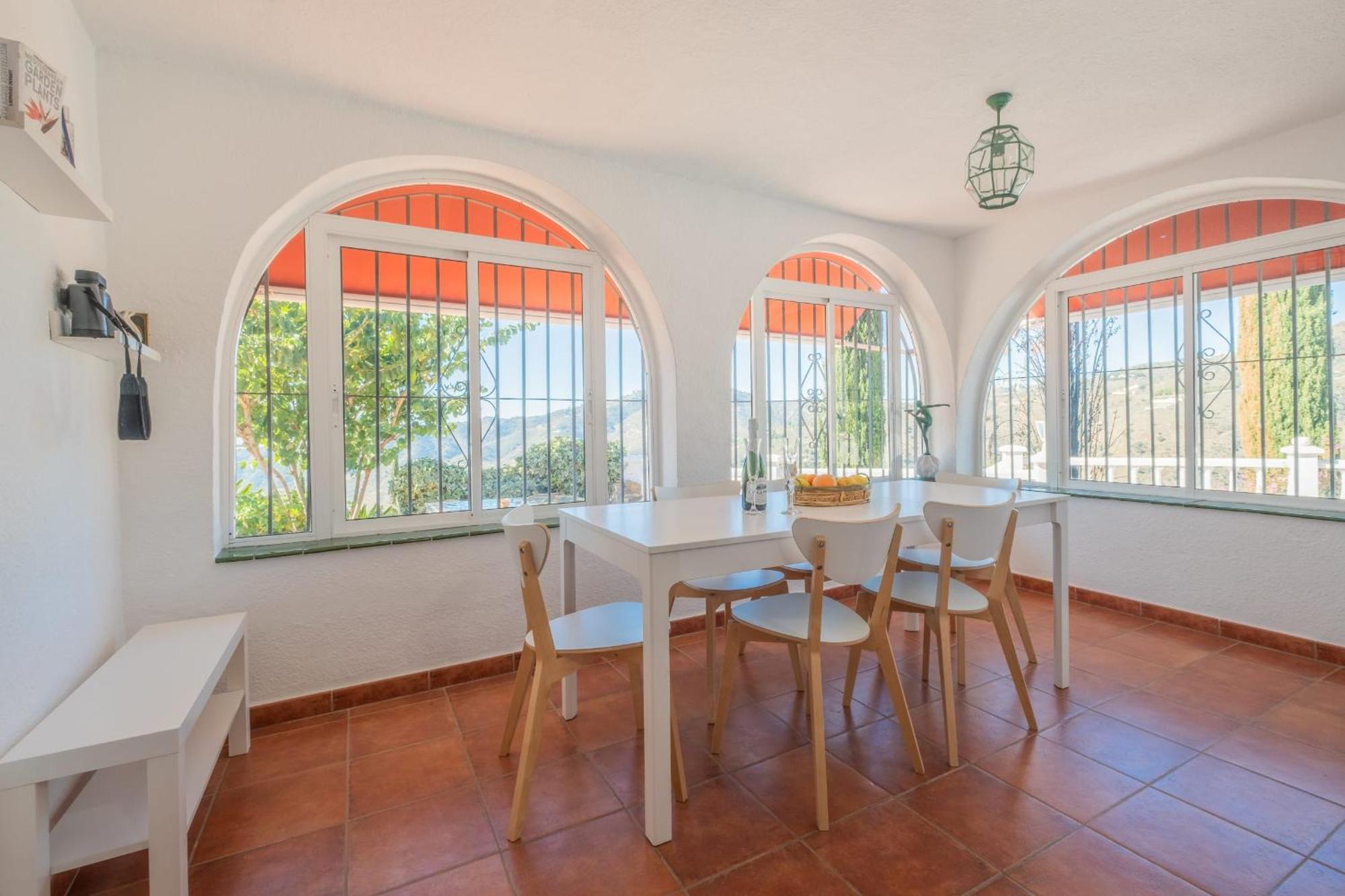 Casa La Siesta Villa With Magical View Own Pool Málaga Eksteriør bilde
